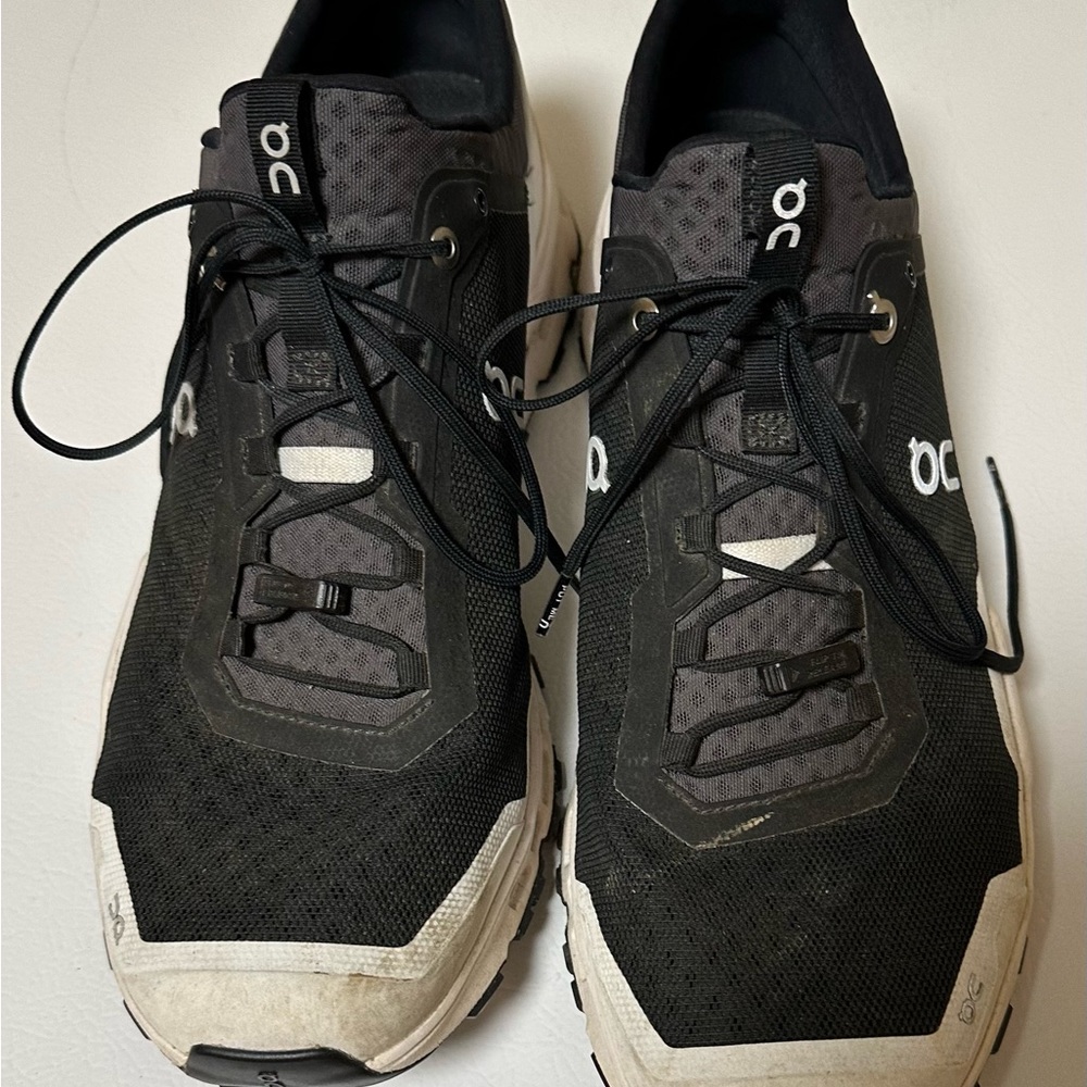 Men’s On Cloudultra Shoe Size 12 Color Black and White Medium With